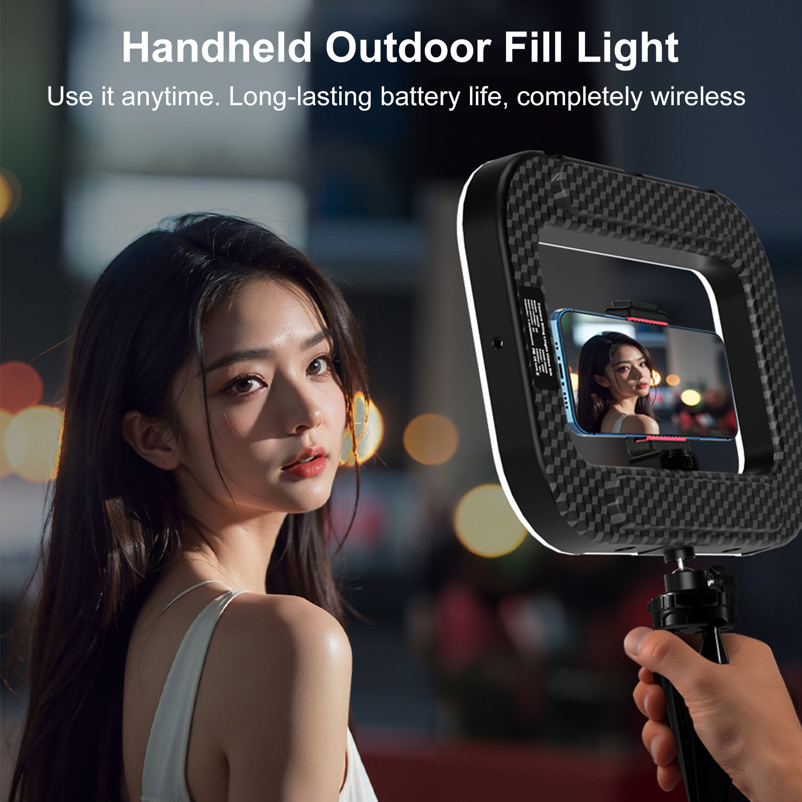 Photography And Videography Lighting - Lampu Ponsel Isi Ulang, Penstabil Ponsel