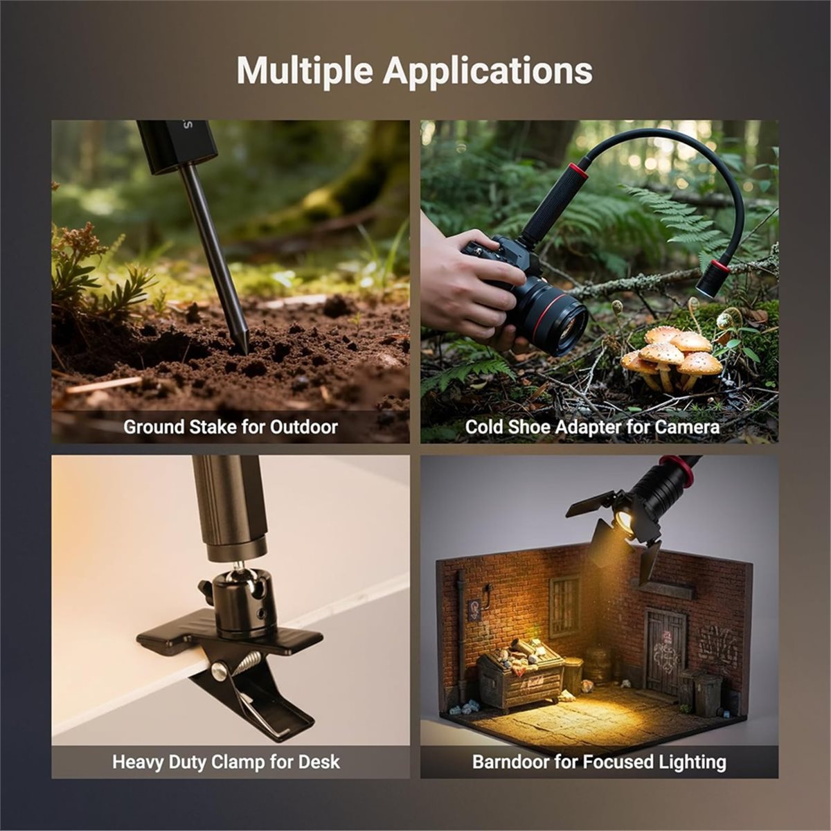 Photography Lighting Angles - Lampu LED M05K untuk Fotografi Makro