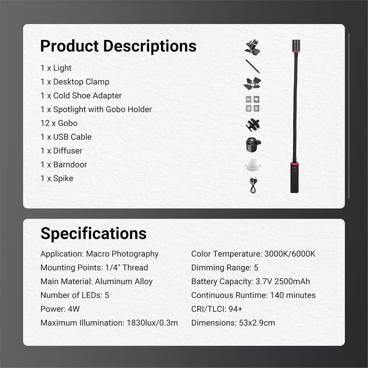 Photography Lighting Angles - Goodidea Lampu LED untuk Fotografi Makro