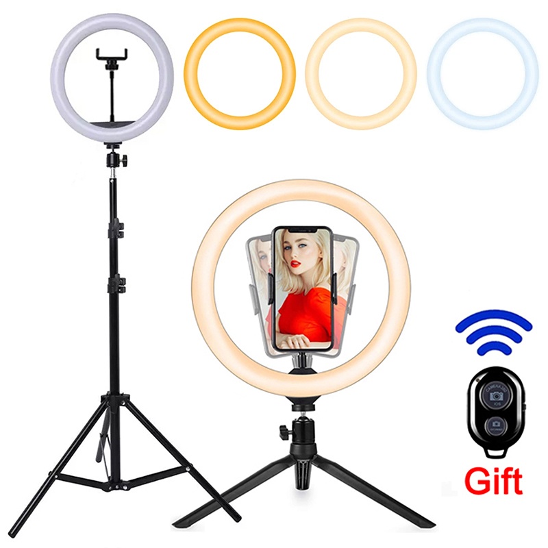 Photography Lighting Description - Lampu Cincin Selfie LED 16/26/33Cm, Lampu