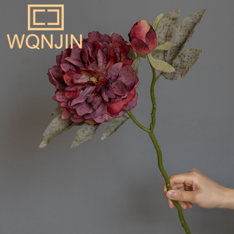 Photography Lighting Simulation - 1 Buah Bunga Simulasi Peony Besar