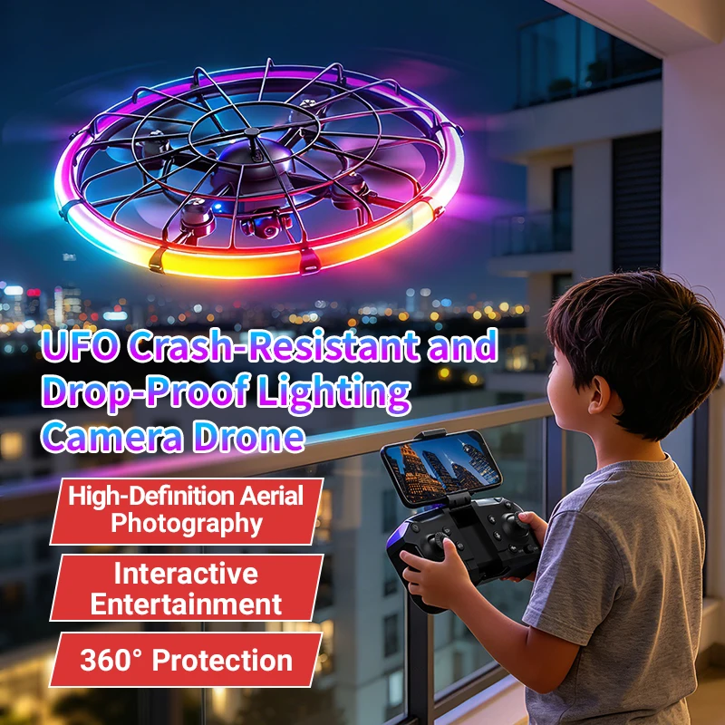 Photography Lighting Outdoor - JJRC H145 UFO RC Drone dengan