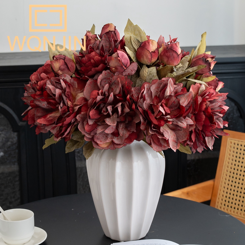 Photography Lighting Simulation - 1 Buah Bunga Simulasi Peony Besar