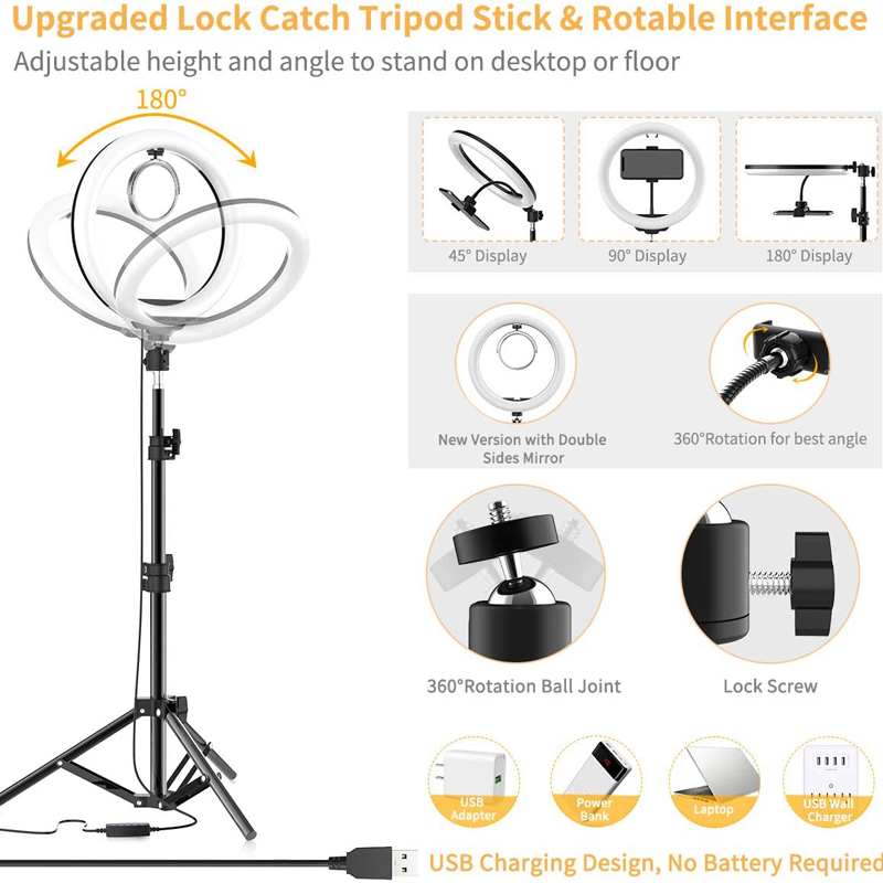 Lampu Cincin Selfie 16/26/33Cm - Photography Lighting Description ulasan dan harga