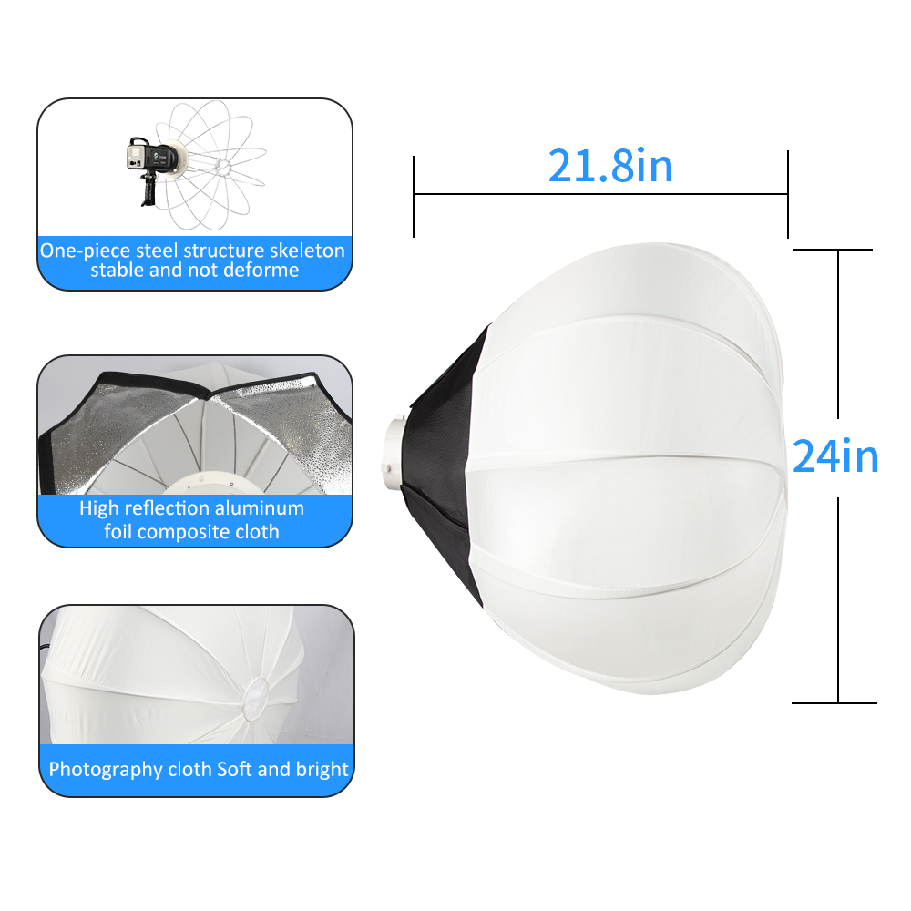 Pencahayaan 115W 65Cm Globe La - Globe Modifier Round ulasan dan harga