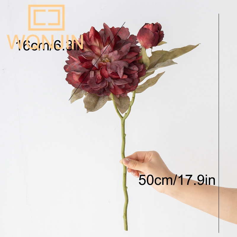 1 Buah Bunga Simulasi Peony Be - Photography Lighting Simulation ulasan dan harga