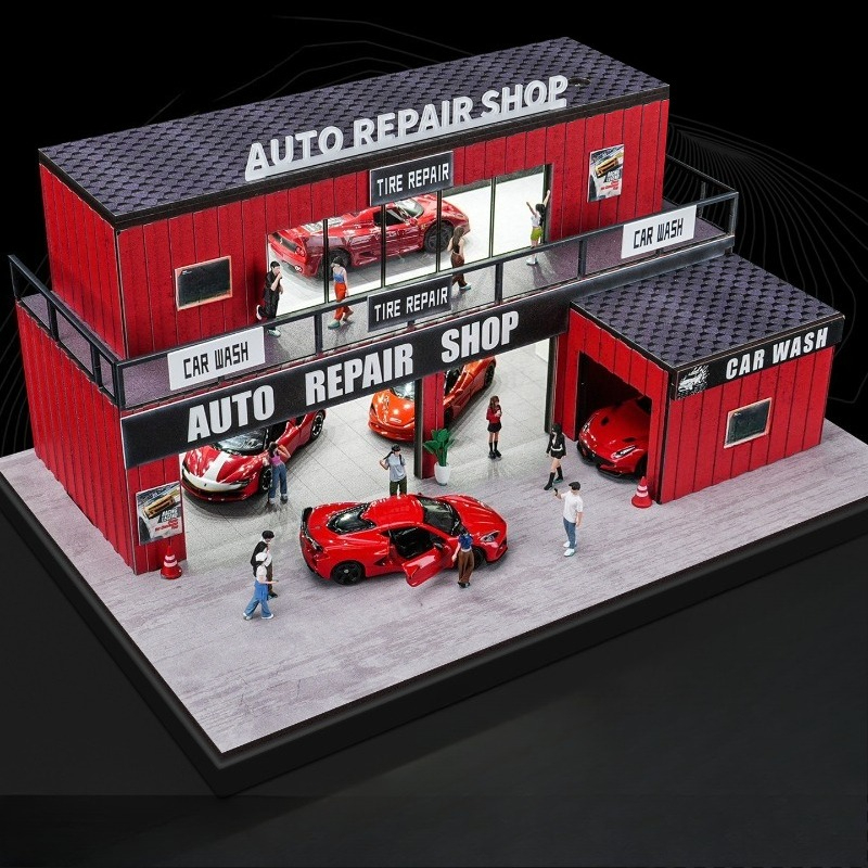 1:64 Simulasi Garasi Kontainer - Photography Lighting Simulation ulasan dan harga