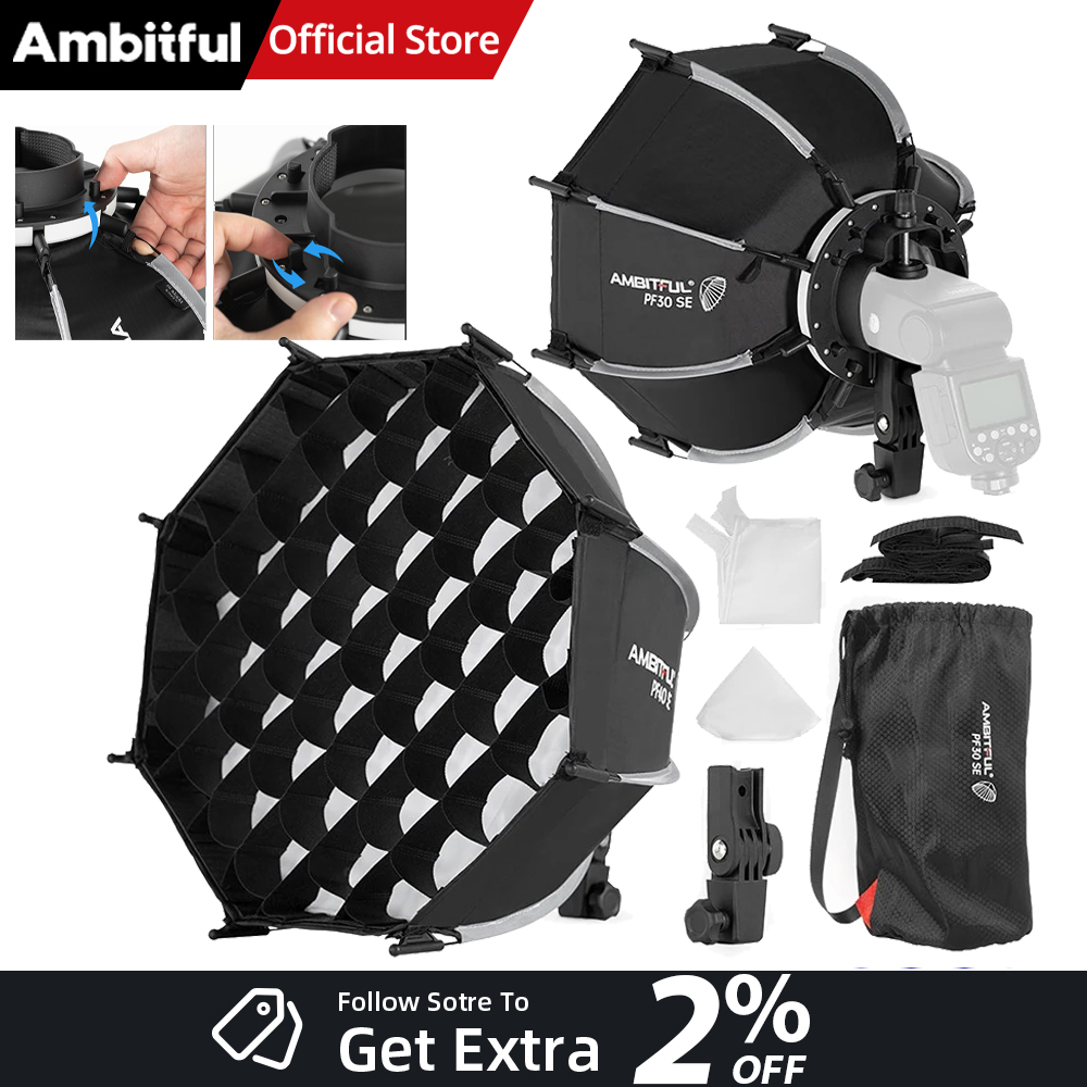 AMBITFUL PF30/PF40 30cm /40cm  - Photography Lighting Box ulasan dan harga