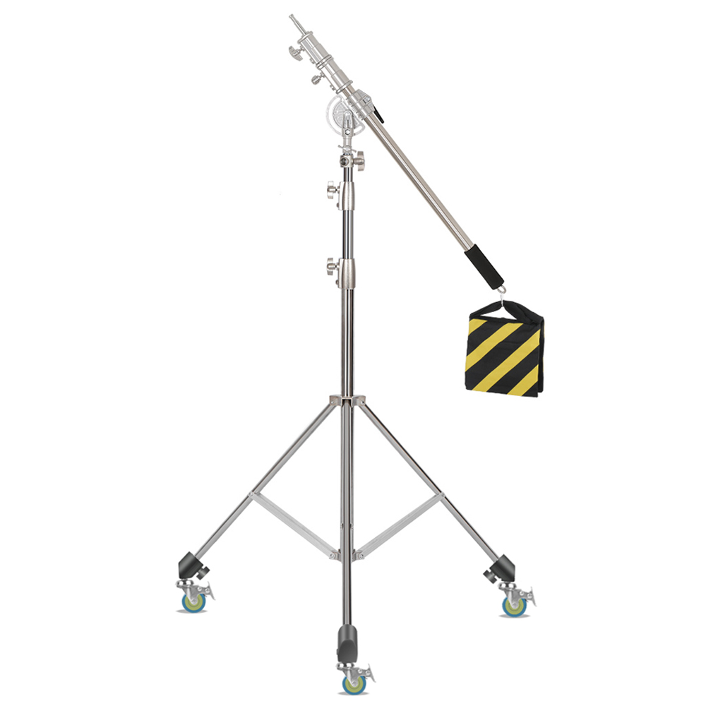 SH 2.8M dudukan lampu baja tah - Photography Lighting Description ulasan dan harga