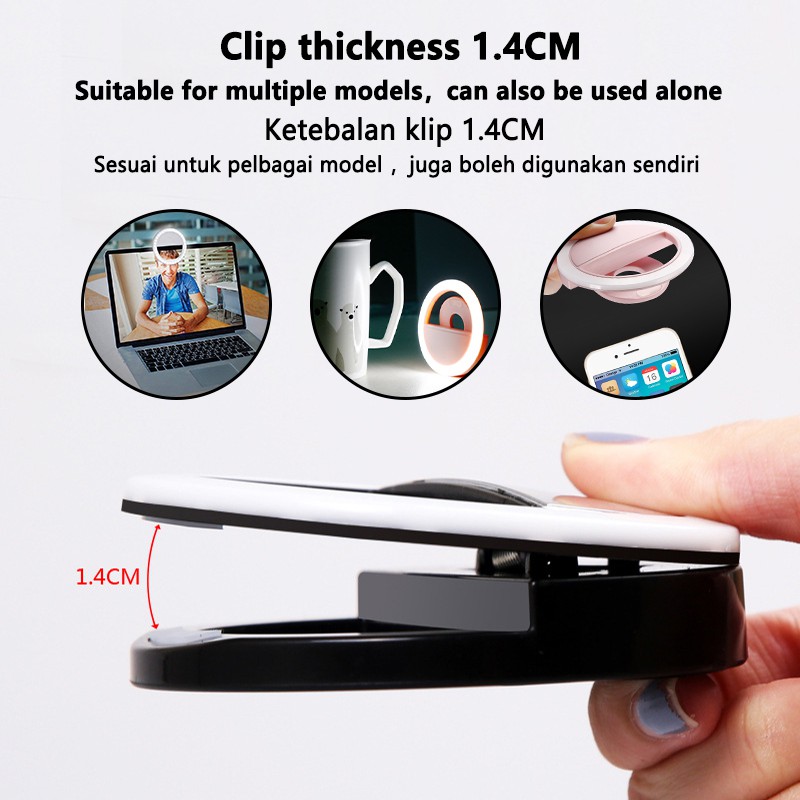Lampu Cincin Swafoto LED Mode  - Photography Lighting Studio ulasan dan harga