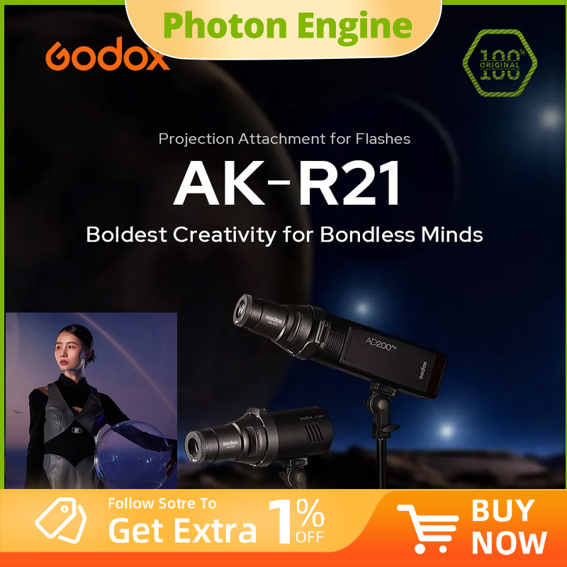 Lensa Proyeksi Godox AK-R21, K - Fresnel Lens Attachment ulasan dan harga