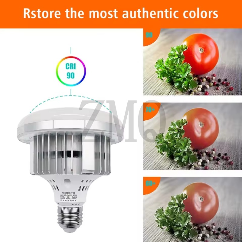 Lampu E27 85W 155W 3200K-5500K - Photography Lighting Studio ulasan dan harga