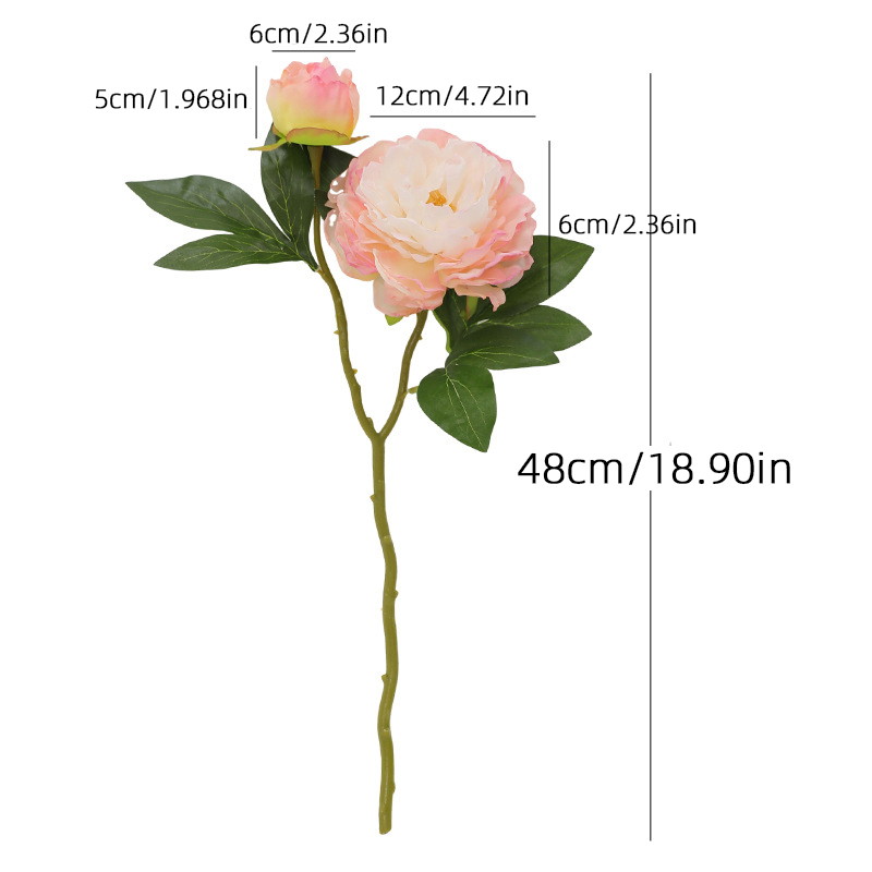 1 Buah Bunga Peony Retro 2 Kep - Photography Lighting Simulation ulasan dan harga