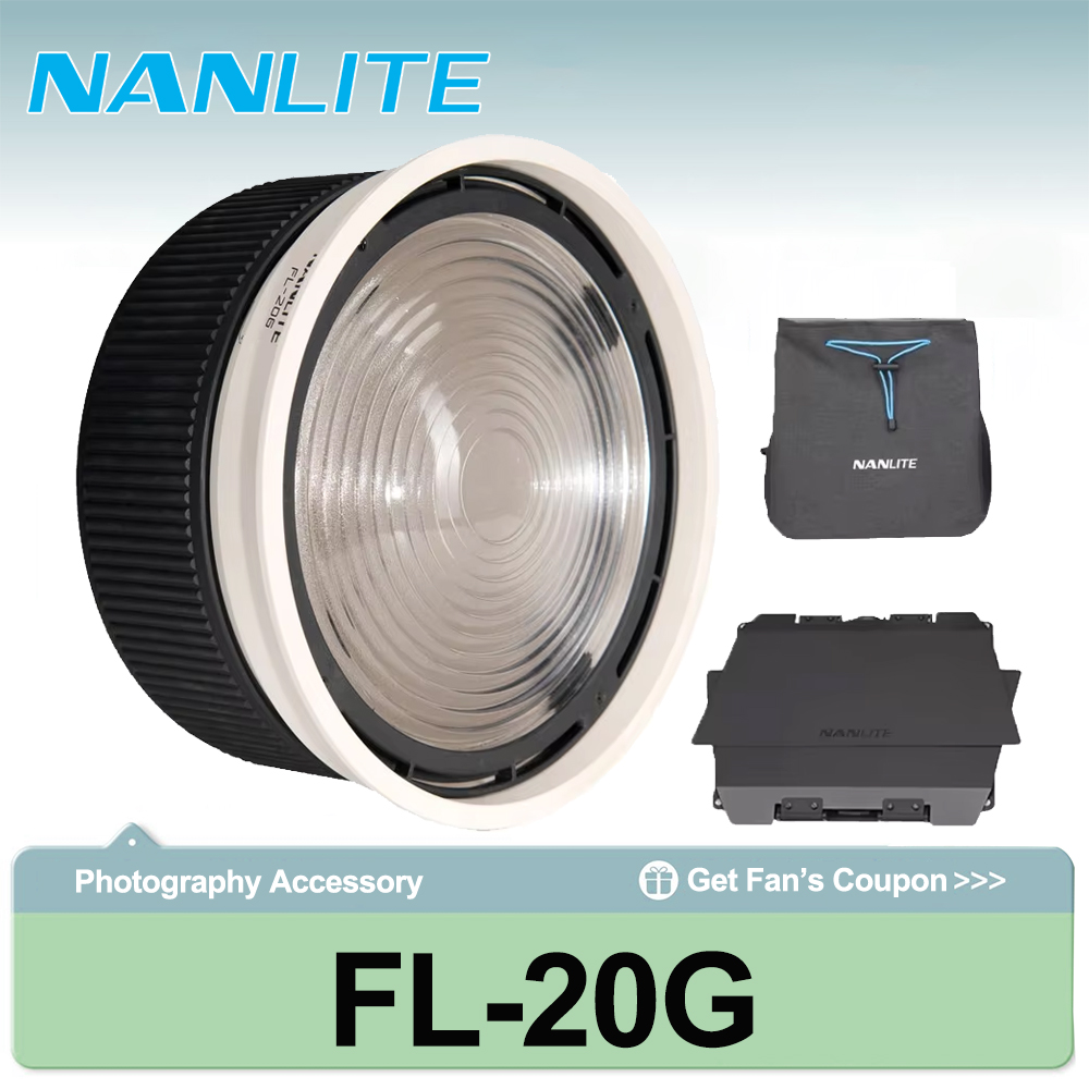 Lensa Fresnel Nanlite FL-20G B - Photography Lighting Tools ulasan dan harga