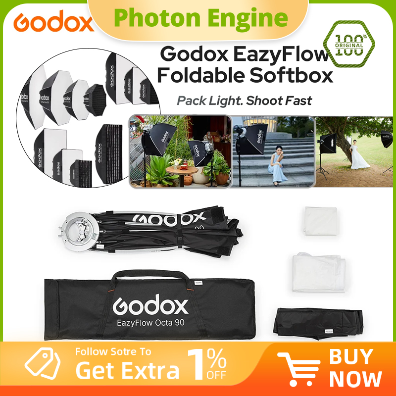 Godox EazyFlow seri Softbox Li - Photography Lighting Box ulasan dan harga